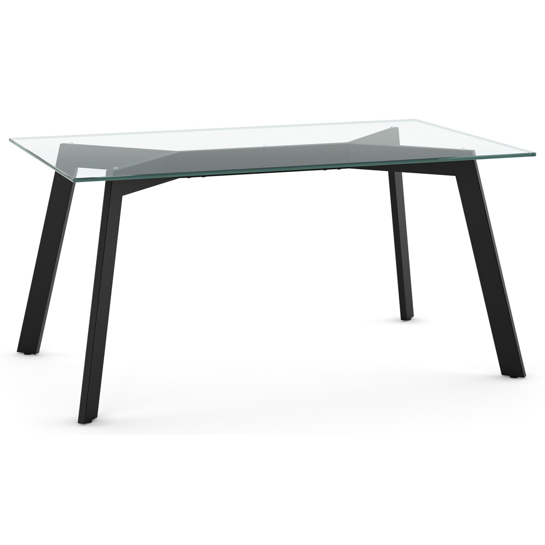 Amisco Urban Amisco Customizable Lidya Table with Glass Top Belfort
